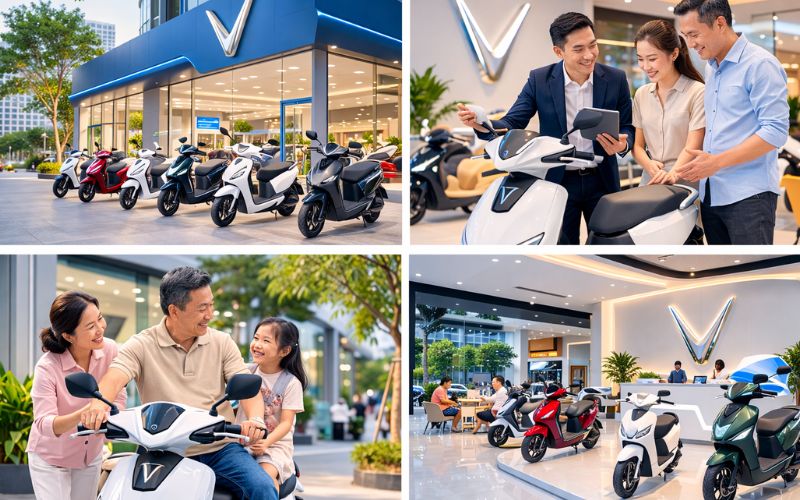 đại lý xe điện VinFast gần đây