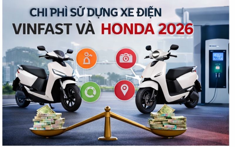 so sánh giá xe điện VinFast và Honda 2026