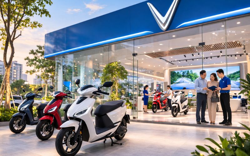 đại lý xe điện VinFast gần đây