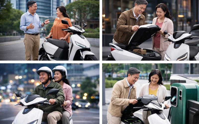 xe điện VinFast cho người trung niên